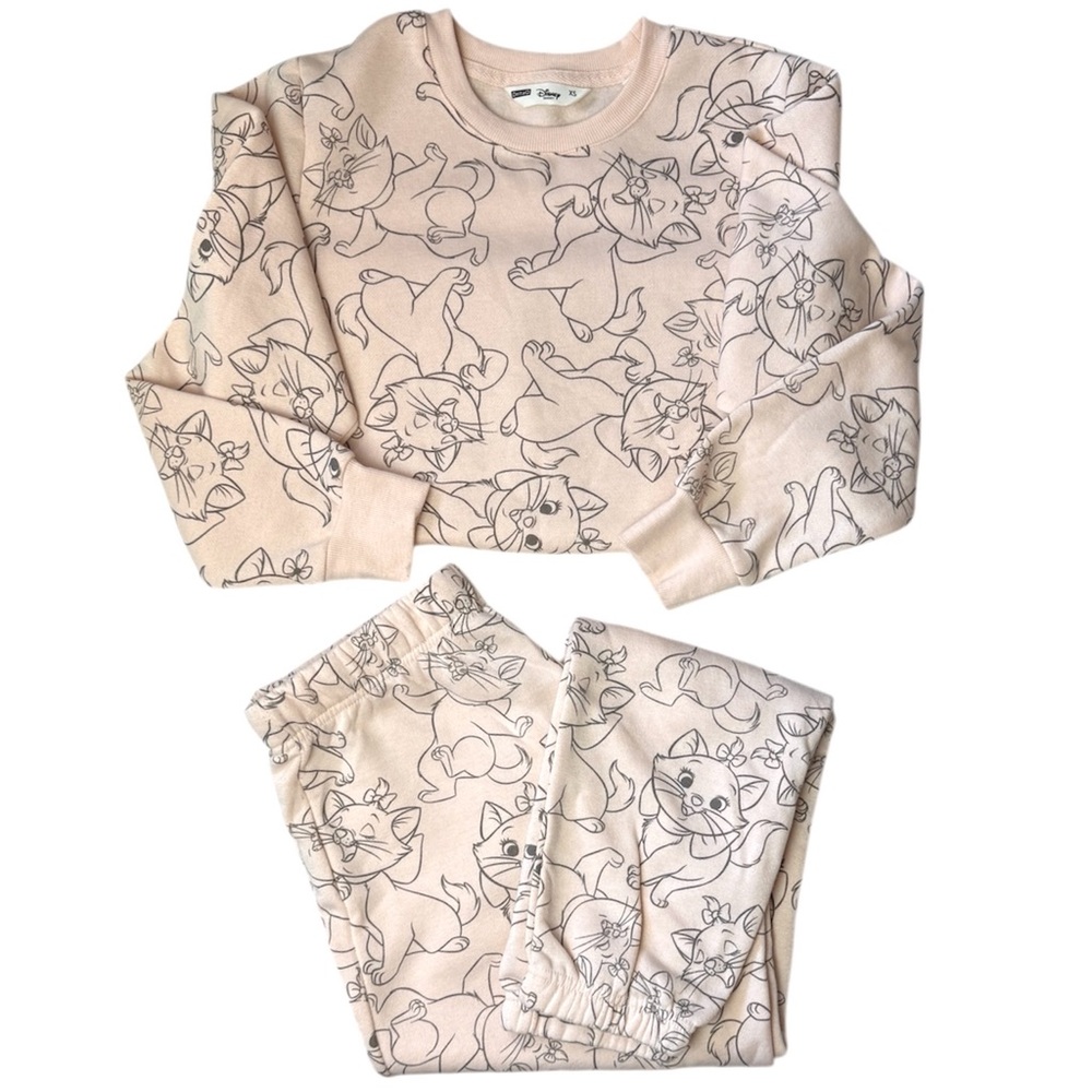 Delta Disney Aristocats Fleece Set 2 Piece Pink XS